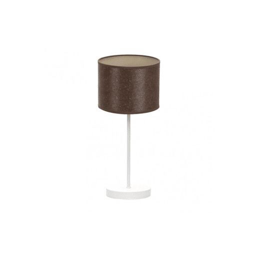 candeeiro de mesa metálico cor branca série jerte 17cm