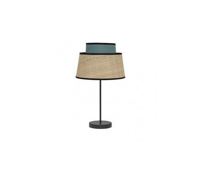 Lampara sobremesa metal color negro serie jia 20cm