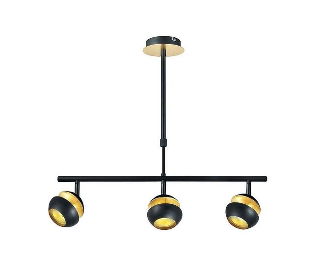 Lampara de techo metal color negro serie beethoven 56.5cm