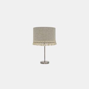 candeeiro de mesa em metal dourado série vera 30cm