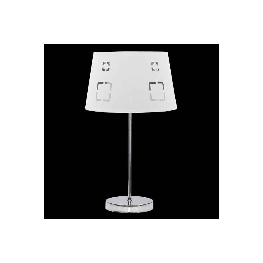 Lampara sobremesa metal color blanco serie celaya 25cm