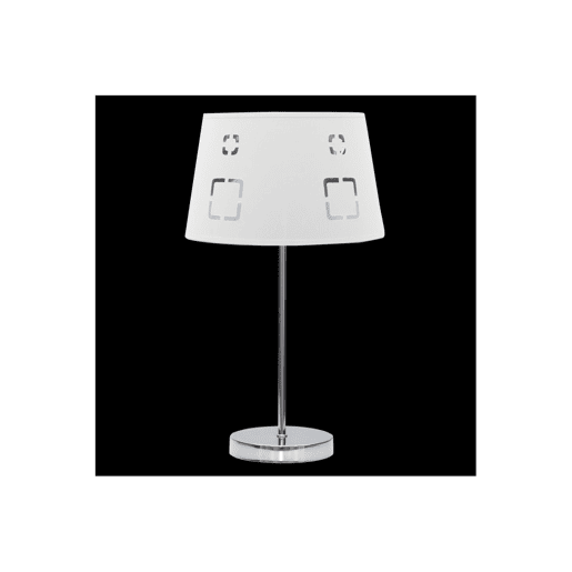 candeeiro de mesa metálico cor branca série celaya 25cm