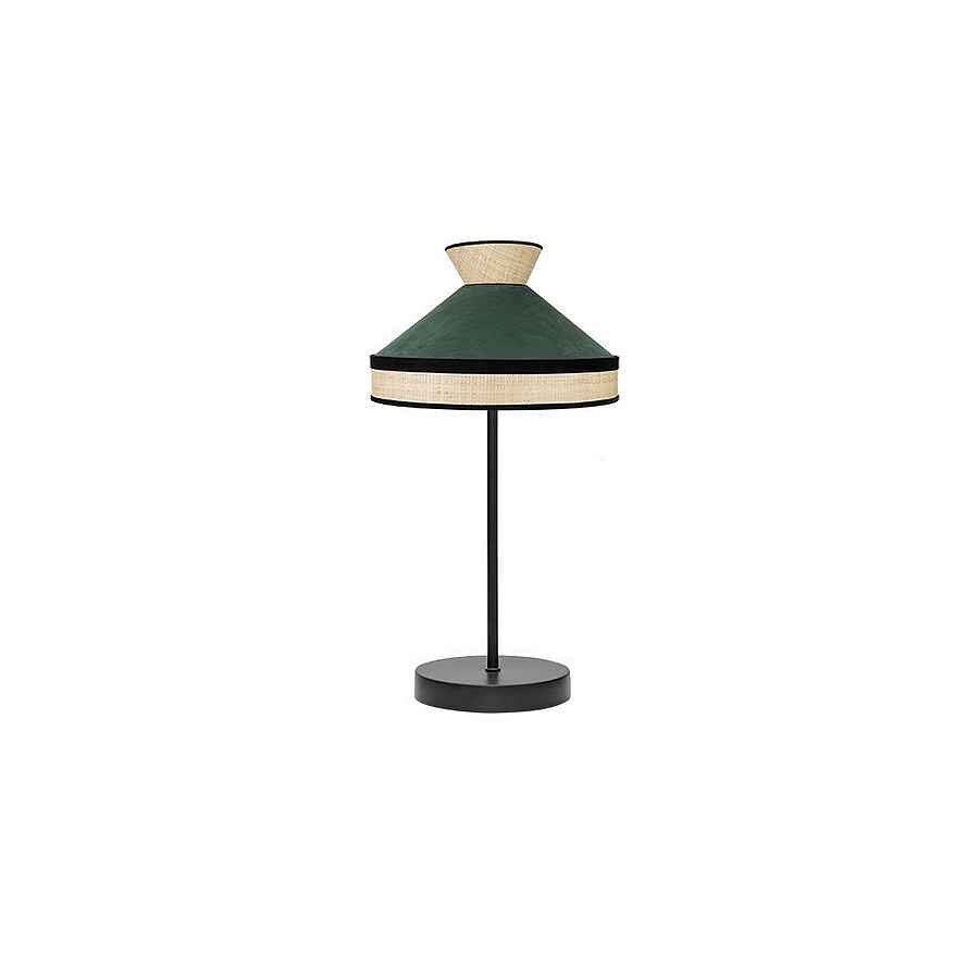 Lampara sobremesa metal color negro serie fabrizio 20cm