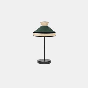 candeeiro de mesa metálico cor preta série fabrizio 20cm