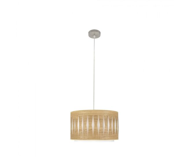 Colgante metal color niquel serie alexandra 30cm