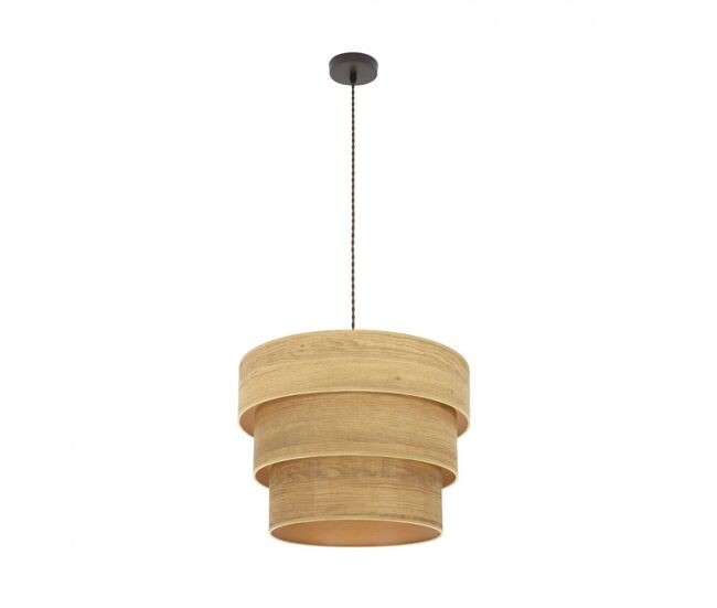 Colgante metal color marron serie smile 20cm