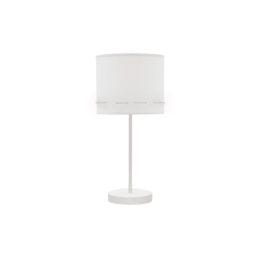 candeeiro de mesa metálico rosa série trazos 17cm