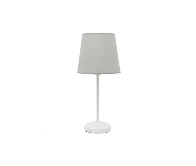 Lampara sobremesa metal color gris serie consciencia 20cm
