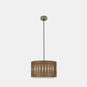 pendente em metal dourado série alexandra 30cm
