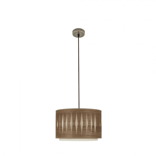 pendente em metal dourado série alexandra 30cm