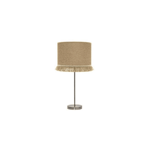 candeeiro de mesa em metal dourado série sibila 30cm