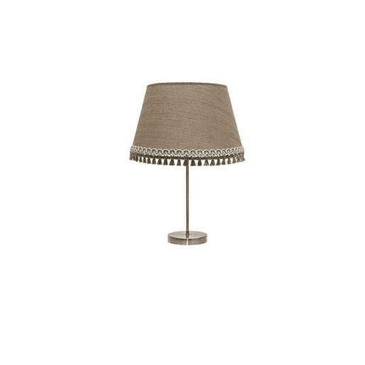 candeeiro de mesa em metal dourado série ada 35cm
