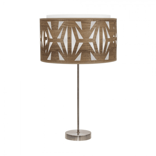 candeeiro de mesa em metal dourado série katerina 30cm
