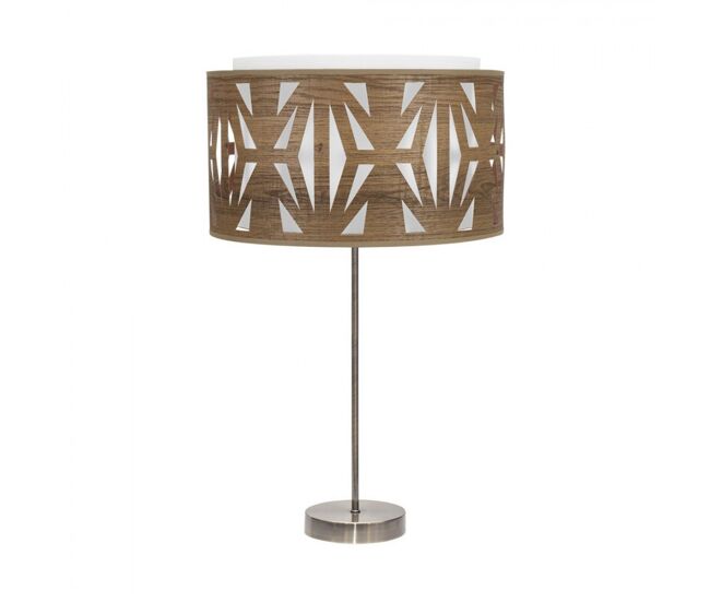 Lampara sobremesa metal color dorado serie katerina 30cm
