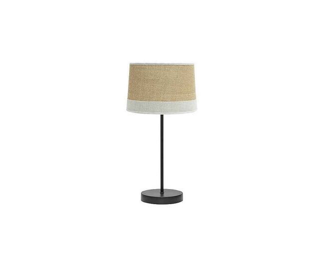 Lampara sobremesa metal color blanco serie tietar 22cm