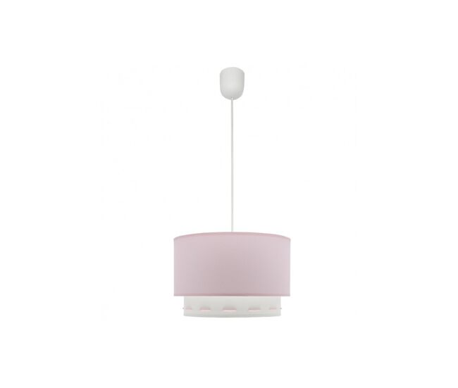 Lampara sobremesa metal color rosa serie trazos 30cm