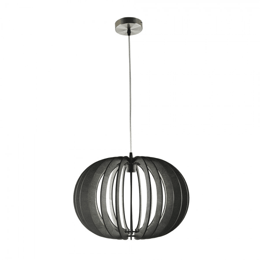 pendente de madeira castanha série olmo 45cm