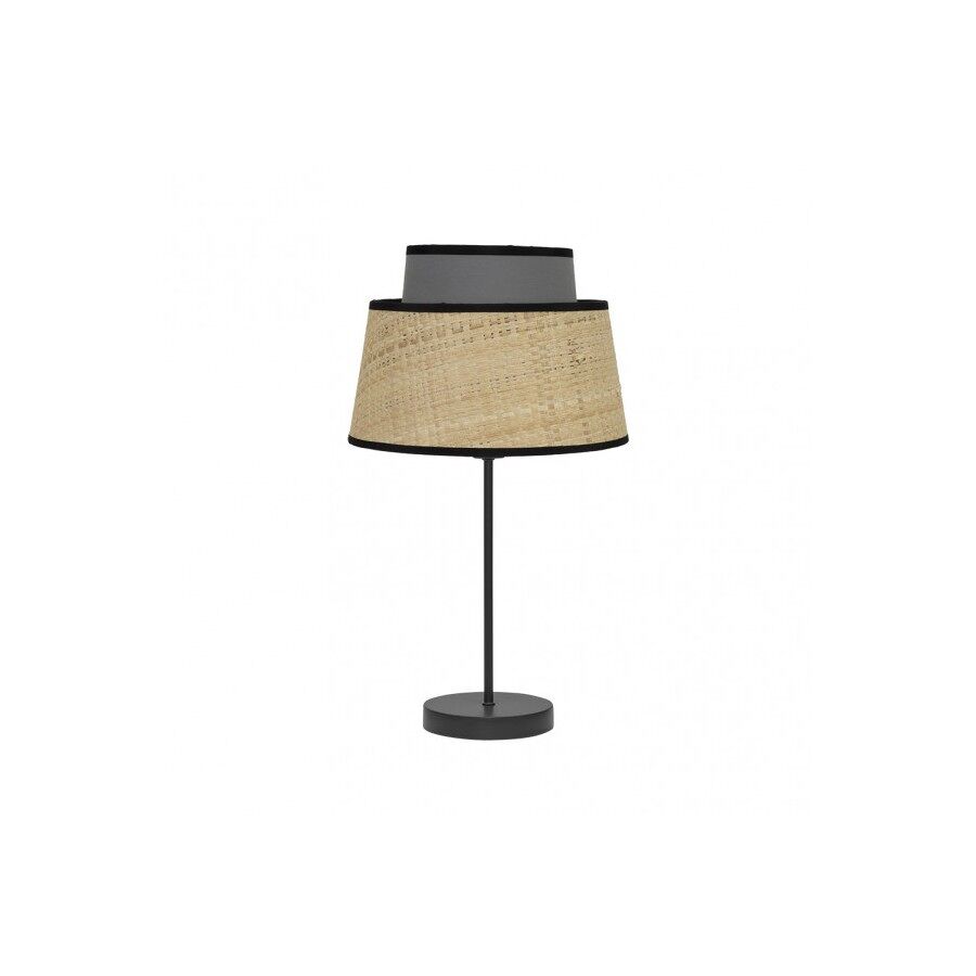Lampara sobremesa metal color negro serie jia 20cm