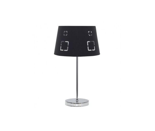 Lampara sobremesa metal color negro serie celaya 25cm