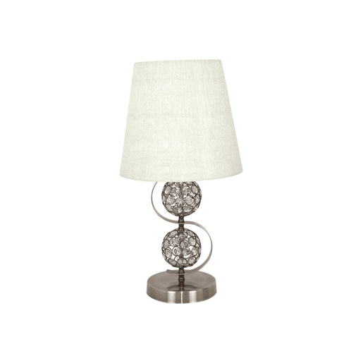 candeeiro de mesa em metal dourado série honduras 25cm