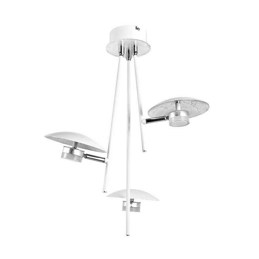 Lampara de techo metal color blanco serie ciudad del cabo 39cm