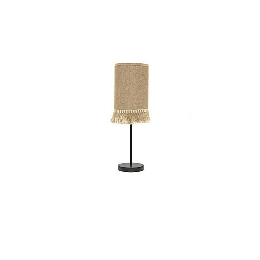 candeeiro de mesa metal cor preta série sibila 15cm