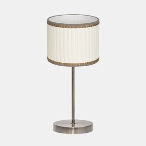 candeeiro de mesa em metal dourado série soprano 17cm