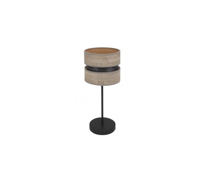 Lampara sobremesa metal color negro serie colet 18cm