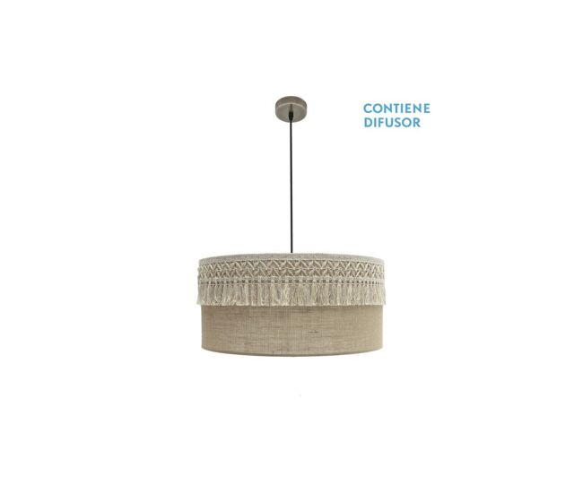 Colgante metal color dorado serie ekaterina 60cm
