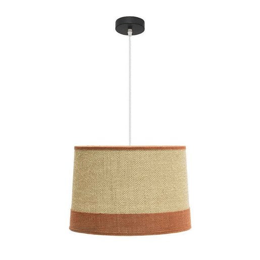 candeeiro de tecto têxtil cor bege série tietar 40cm candeeiro de tecto têxtil cor bege série tietar 40cm
