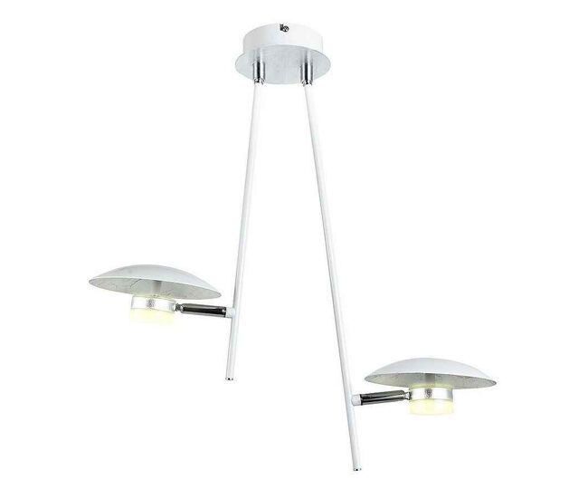 Lampara de techo metal color blanco serie ciudad del cabo 49cm