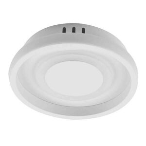 candeeiro de tecto metálico série cor branca elma 21cm