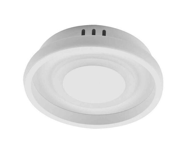 Lampara plafon metal color blanco serie elma 21cm