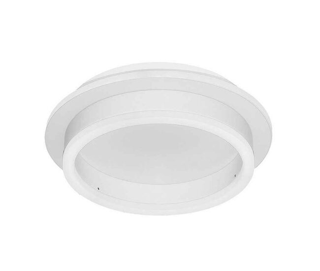 Lampara plafon metal color blanco serie elma 24cm