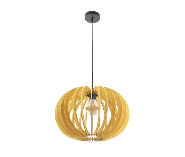 Colgante madera color beige serie olmo 45cm