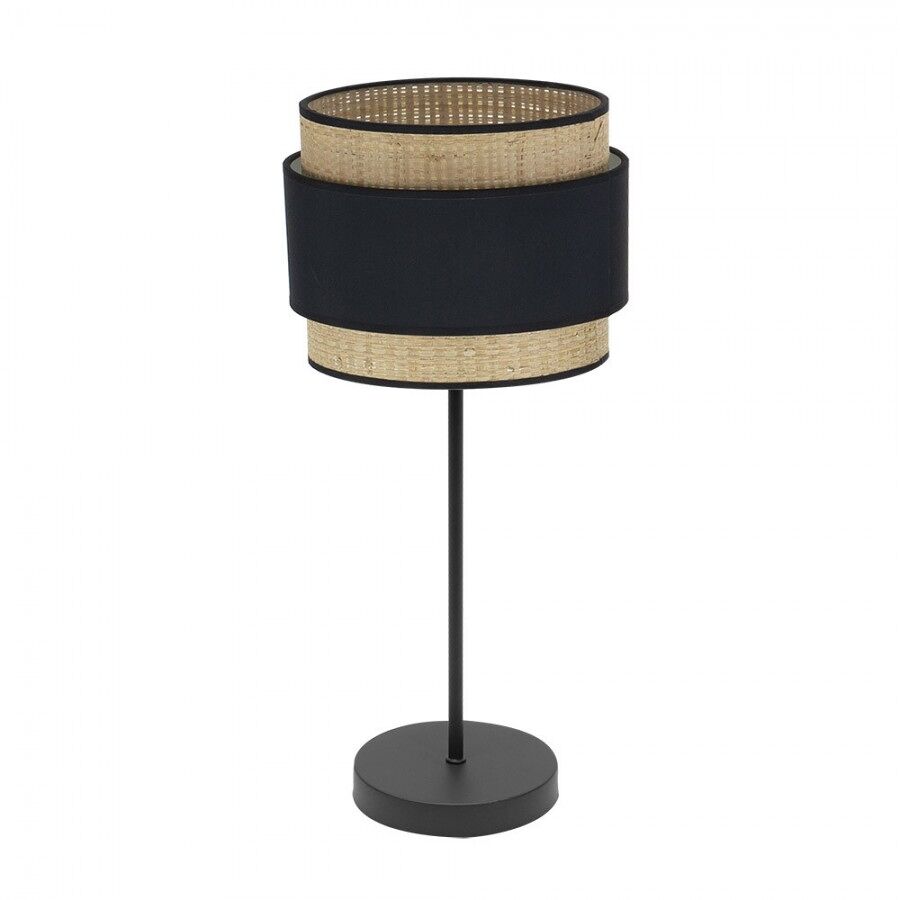 Lampara sobremesa metal color negro serie kandy 30cm