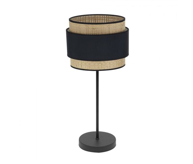 Lampara sobremesa metal color negro serie kandy 30cm