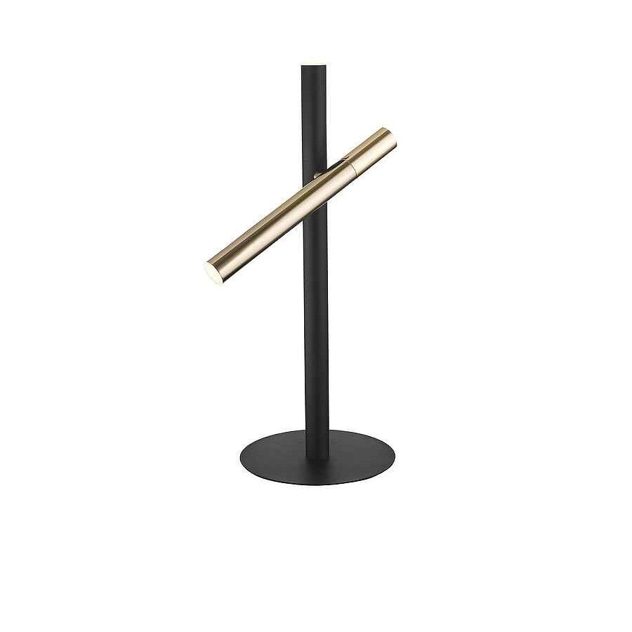 Lampara sobremesa metal color dorado serie 31cm