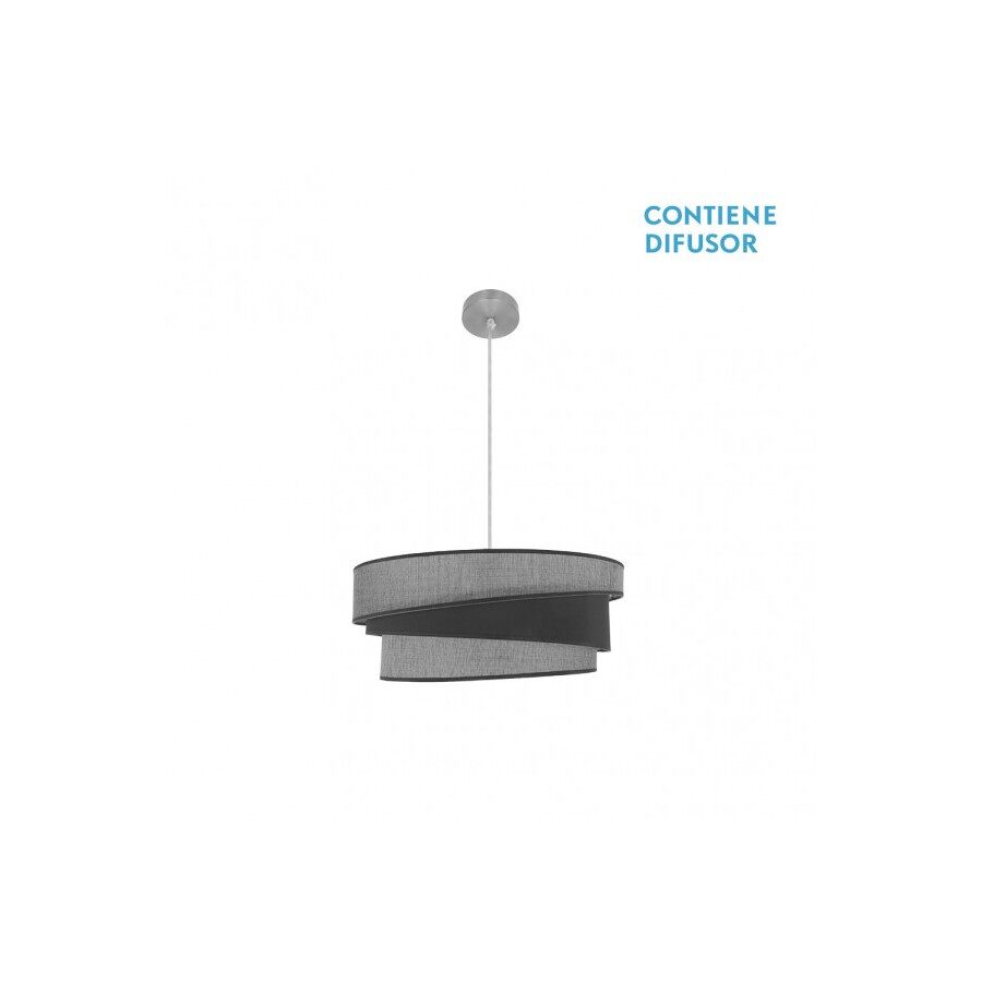 Colgante metal color niquel serie hara 50cm