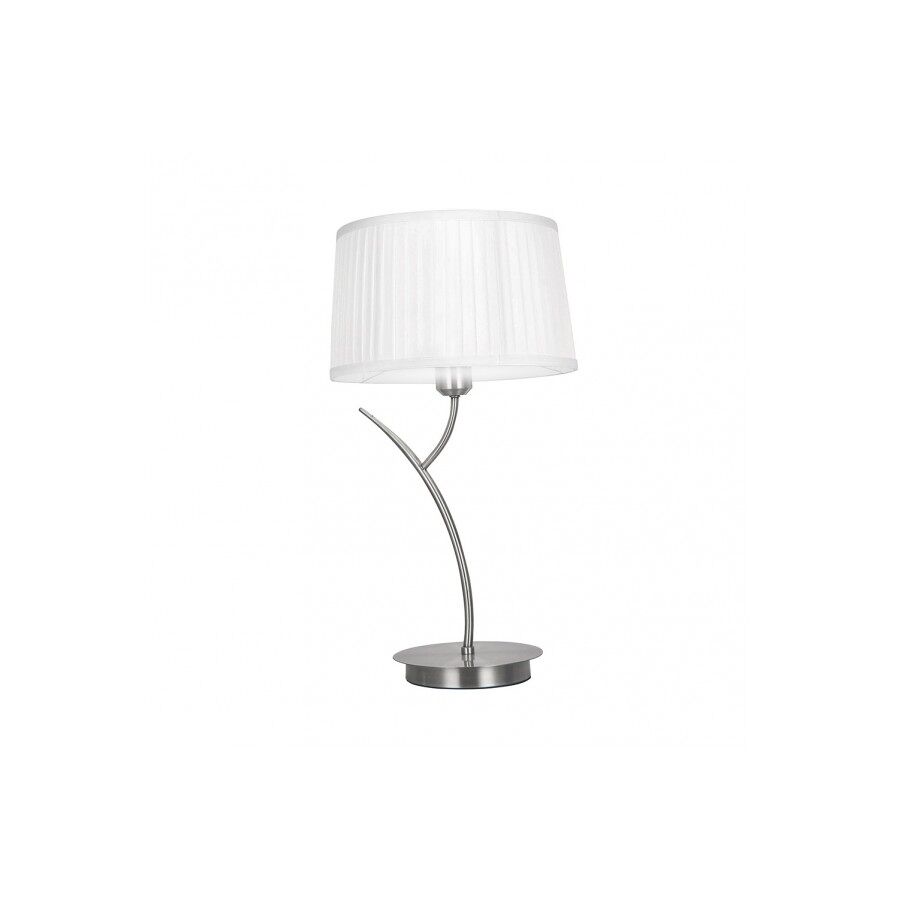 Lampara sobremesa metal color cromo serie magni 30cm