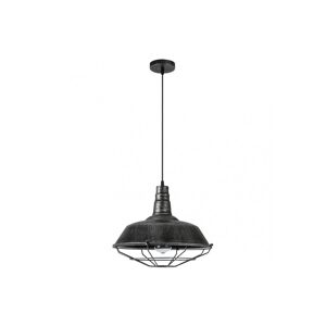 candeeiro de tecto cor prata metal série flamenco 36cm