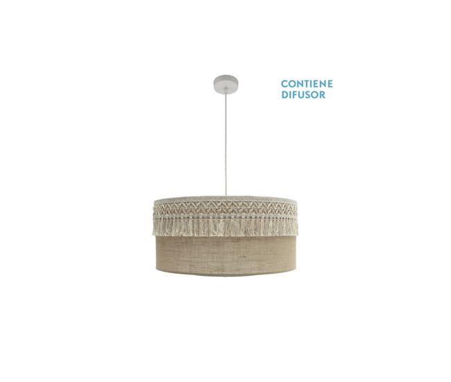 Colgante textil color beige serie ekaterina 60cm