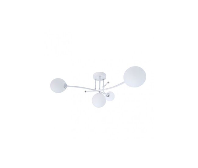 Lampara metal color blanco serie la habana 59cm