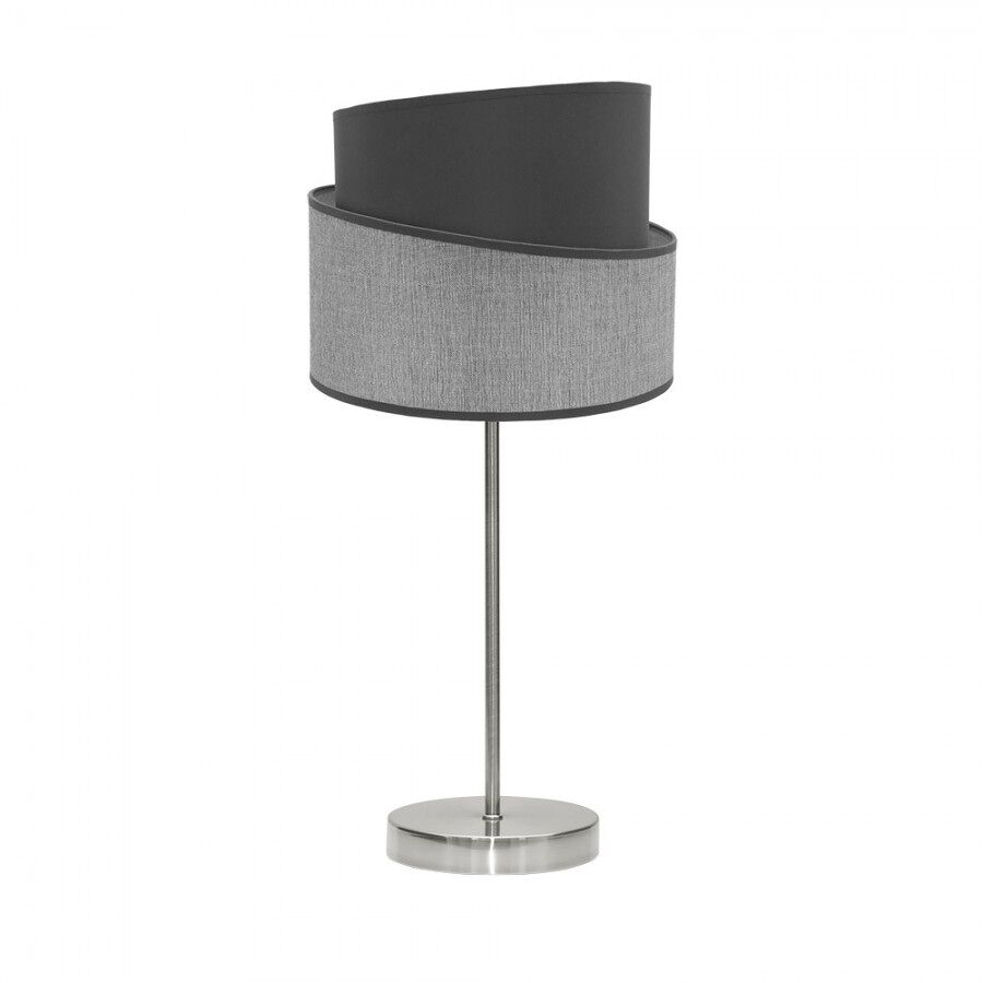 Lampara sobremesa metal color niquel serie hara 18cm