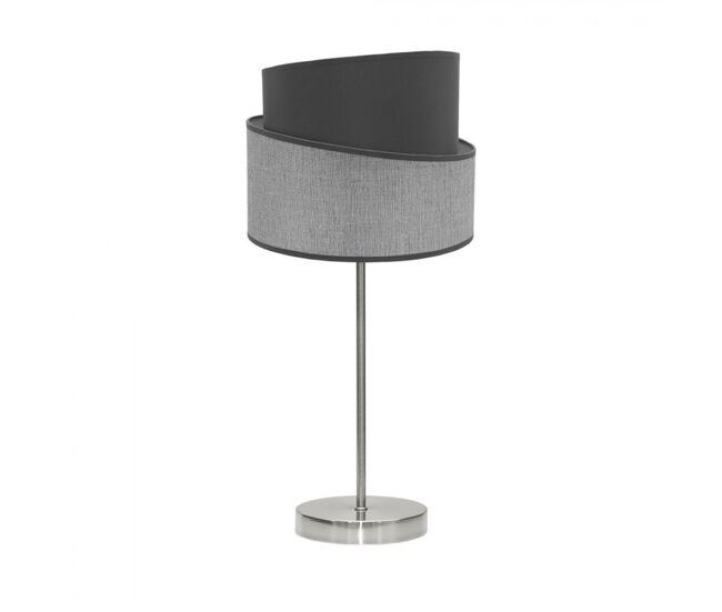 Lampara sobremesa metal color niquel serie hara 18cm