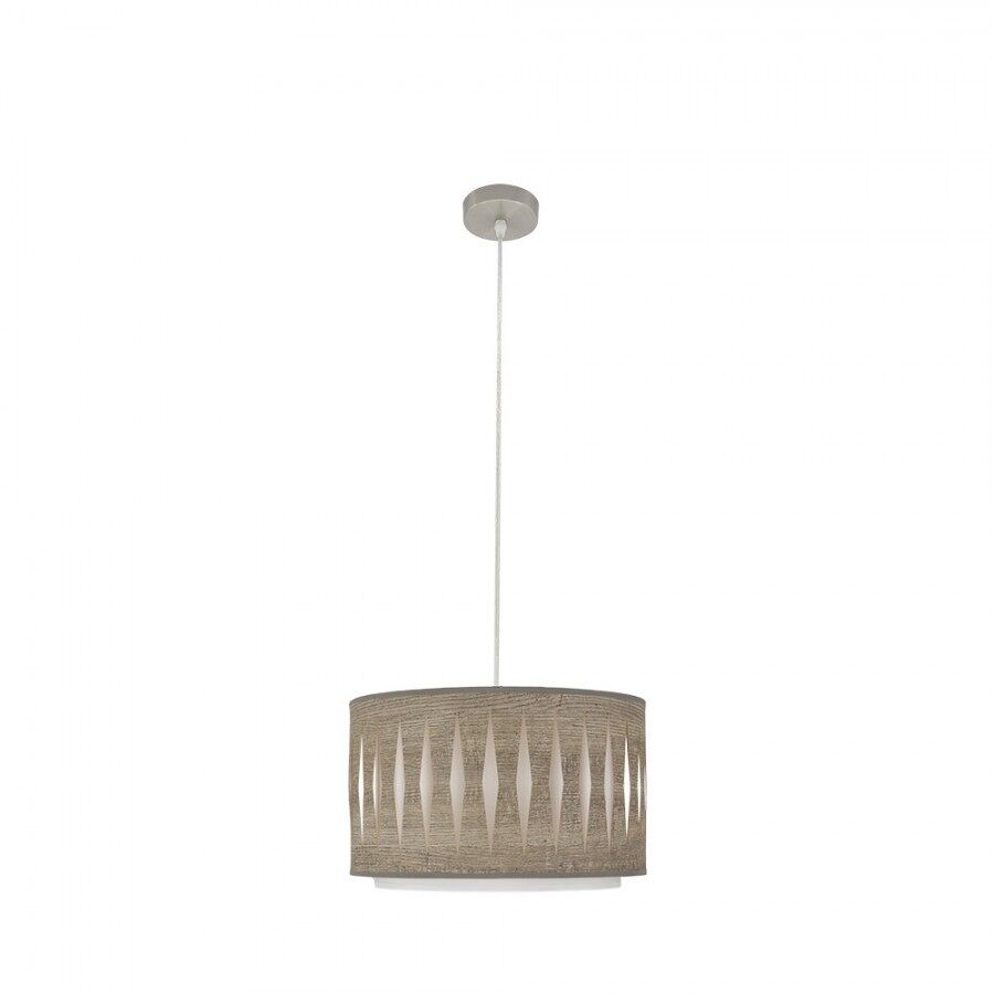 Colgante metal color niquel serie alexandra 30cm