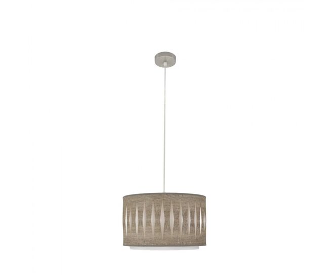 Colgante metal color niquel serie alexandra 30cm