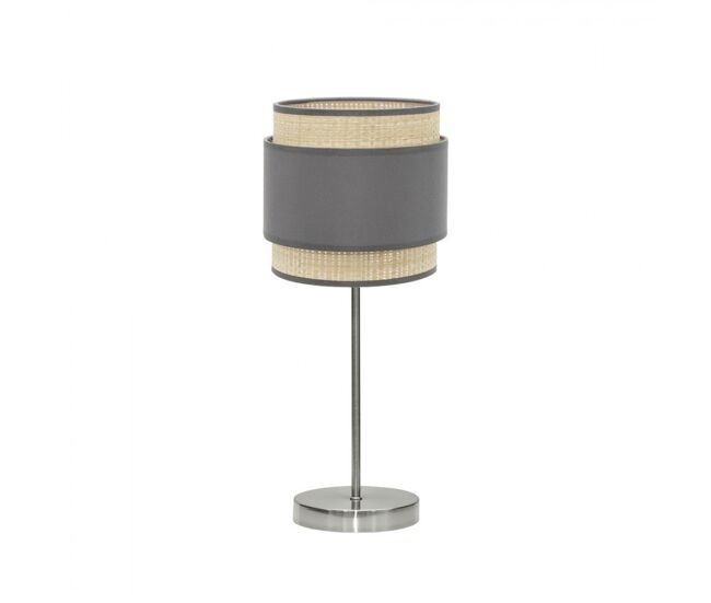 Lampara sobremesa metal color niquel serie kandy 18cm