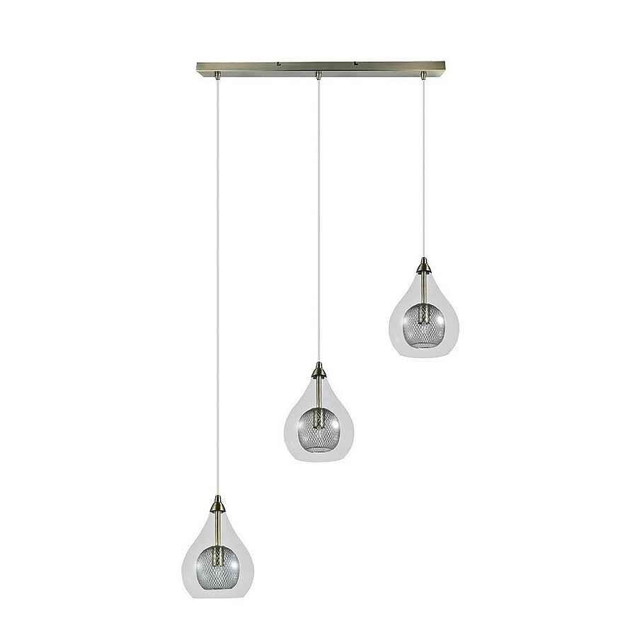 Lampara de techo metal color dorado serie lhasa 65cm