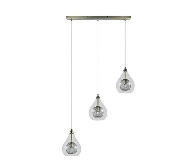 Lampara de techo metal color dorado serie lhasa 65cm